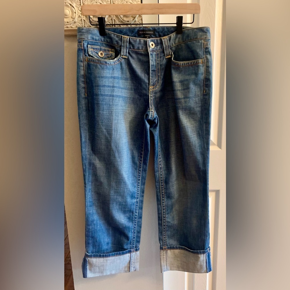 Banana Republic Women’s Cropped Cuffed Blue Jeans NWOT - SZ 8